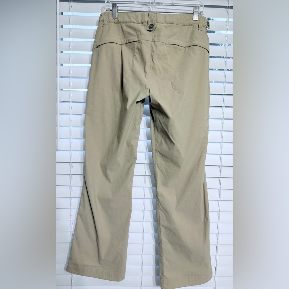 #4) Eddie Bauer women outdoor pants with adjust waist button back Size B